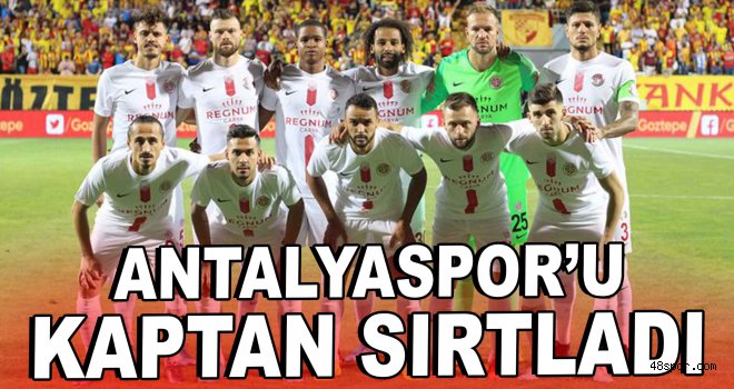 Antalyaspor'u kaptan sırtladı