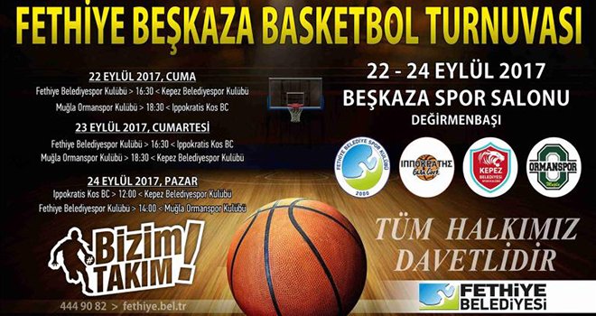 Beşkaza'da basketbol şöleni