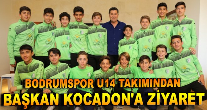Bodrumspor U14 takımından Başkan Kocadon'a ziyaret