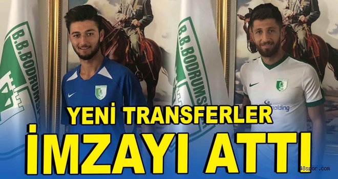 Bodrumspor'da yeni transferler imzayı attı