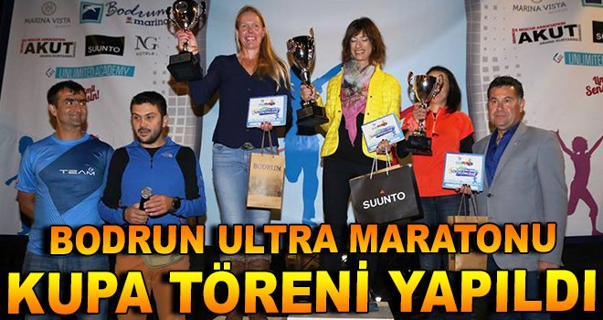 Bodrun Ultra Maratonu Kupa Töreni Yapıldı