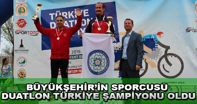 Büyükşehir’in Sporcusu Duatlon Türkiye Şampiyonu Oldu