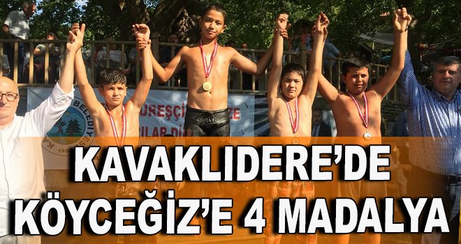Kavaklıdere'de Köyceğiz'e 4 madalya