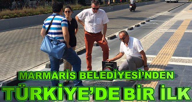 Marmaris Belediyesi'nden Türkiye'de Bir İlk