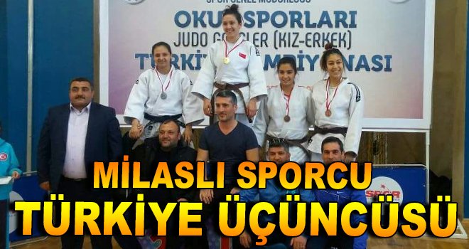 Milaslı Sporcu Türkiye Üçüncüsü