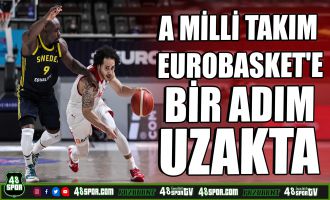 A Milli Takım EuroBasket'e bir adım uzakta