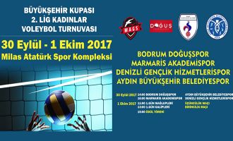 Büyükşehir’den 2. Lig Kadınlar Voleybol Turnuvası