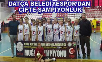 Datça Belediyespor'dan çifte şampiyonluk
