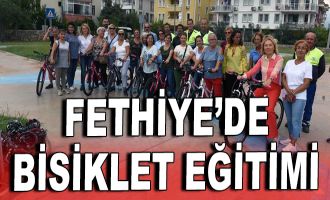 Fethiye'de bisiklet eğitimi