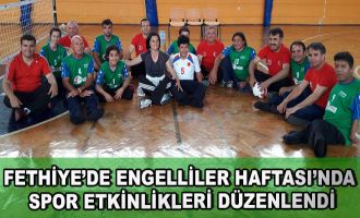 Fethiye'de Engelliler Haftası'nda Spor Etkinlikleri Düzenlendi