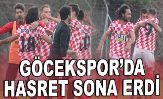 Göcekspor'da hasret sona erdi!