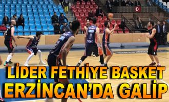 Lider Fethiye Basket Erzincan’da Galip