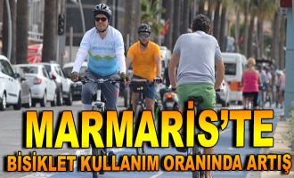 Marmaris'te bisiklet kullanım oranında artış