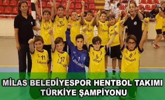 Milas Belediyespor Hentbol Takımı Türkiye Şampiyonu