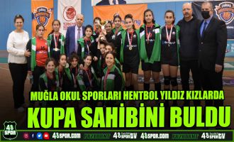 Muğla Okul Sporları Hentbol Yıldız Kızlarda kupa sahibini buldu