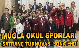 Muğla Okul Sporları Satranç Turnuvası Sona Erdi