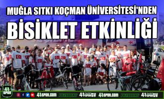 Muğla Sıtkı Koçman Üniversitesi'nden bisiklet etkinliği