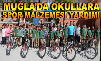 Muğla'da Okullara Spor Ekipmanı