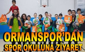 Ormanspor'dan spor okuluna ziyaret