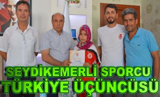 Seydikemerli Sporcu Türkiye Üçüncüsü
