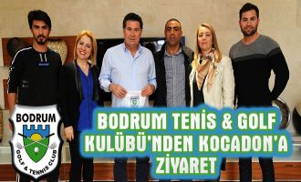 Tenis Kulübü Yöneticilerinden Başkan Kocadon'a Ziyaret