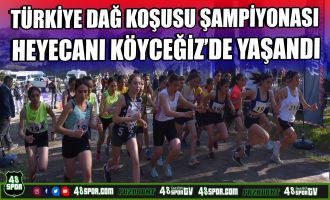 Türkiye Dağ Koşusu Şampiyonası heyecanı Köyceğiz'de yaşandı