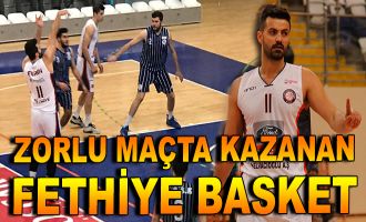 Zorlu Maçta Kazanan ''Fethiye Basket''